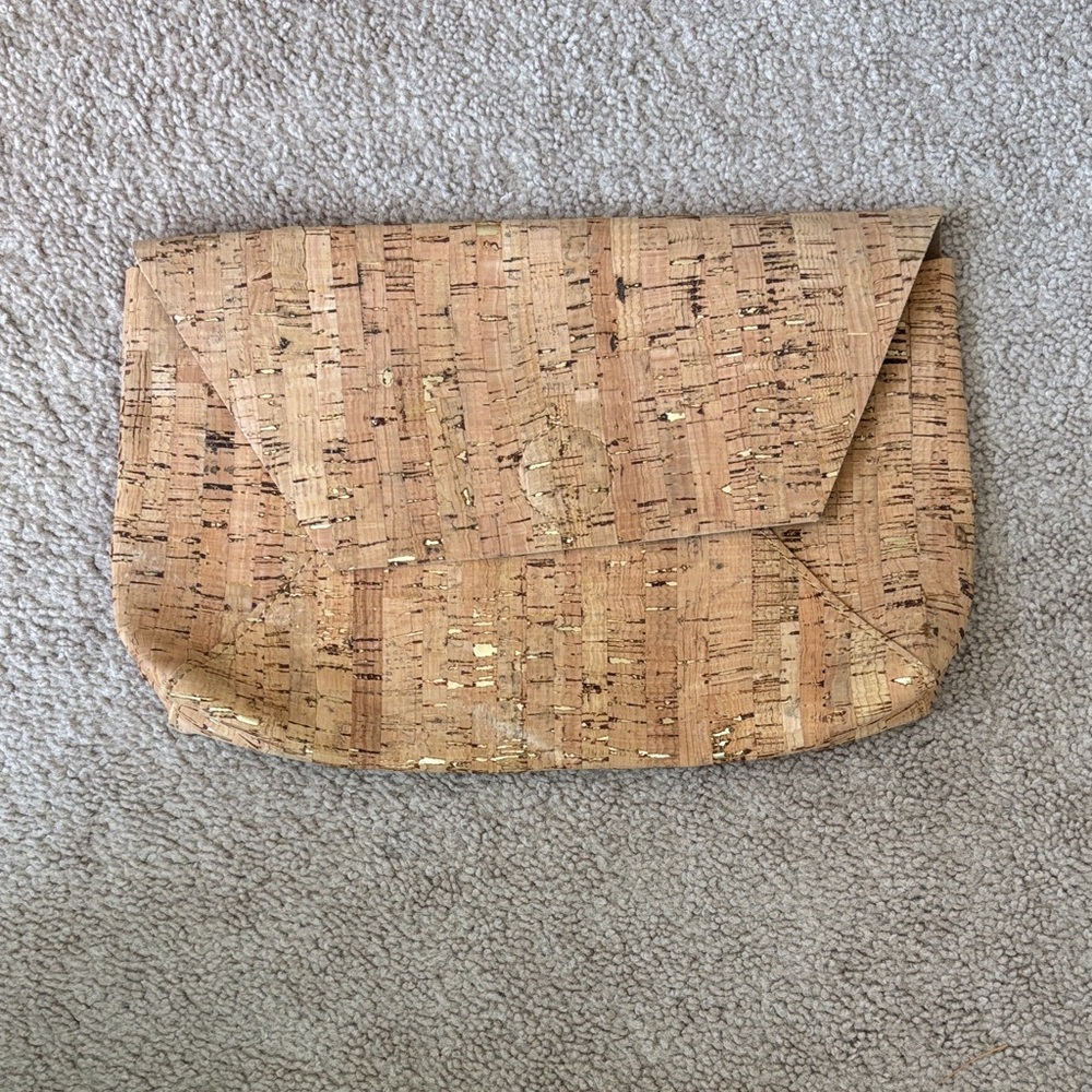 Elegant Tan Clutch Bag